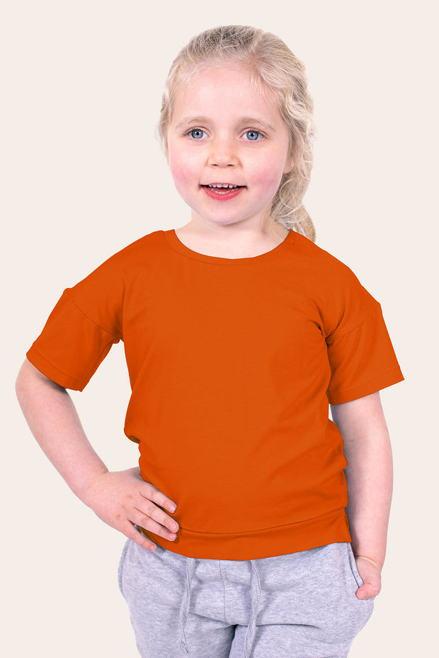 Jersey fabric Unicolour Orange
