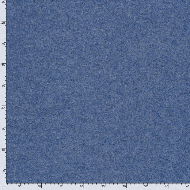 Wool Boucle fabric Unicolour Baby Blue