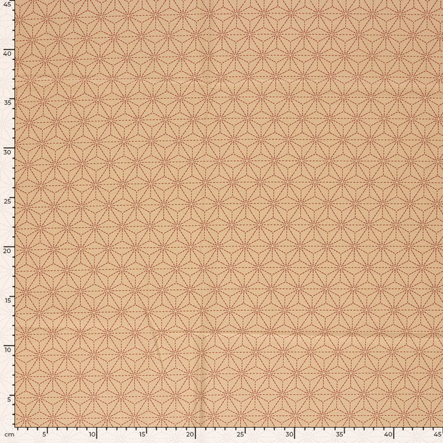Cotton Poplin fabric Bordeaux