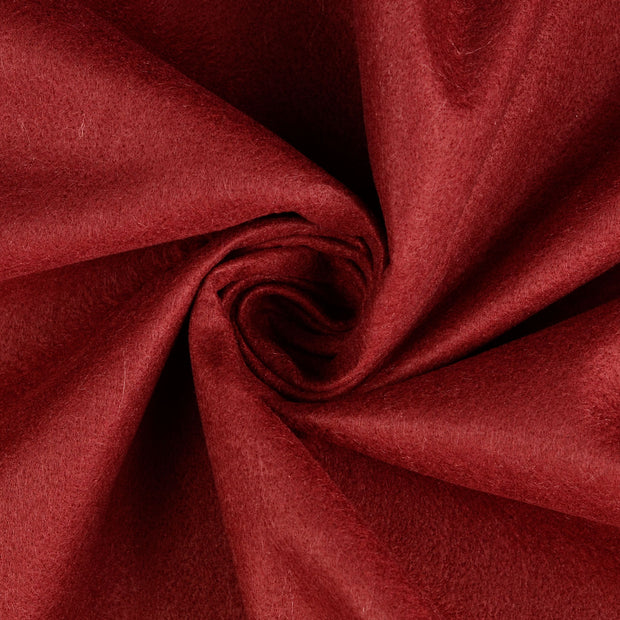 Felt fabric Bordeaux 