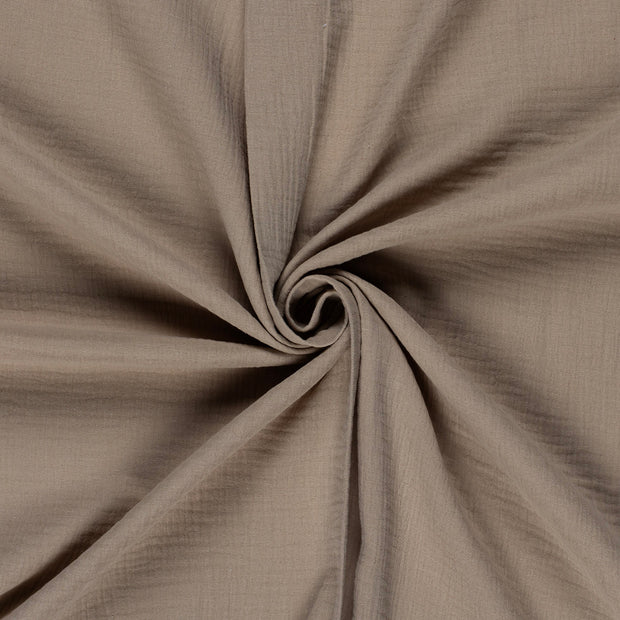 Muslin fabric Beige 