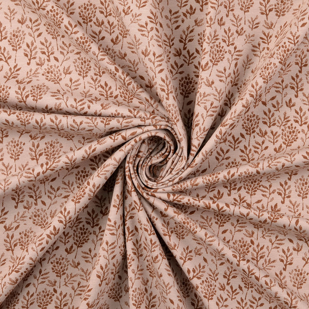 Jersey fabric Brown 