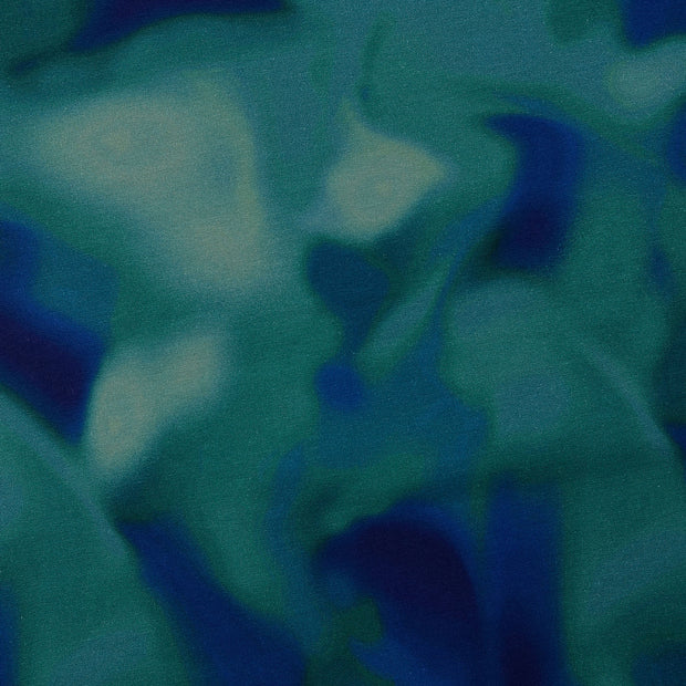 French Terry stof Batik Petrol