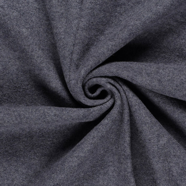 Wool Boucle fabric Grey 