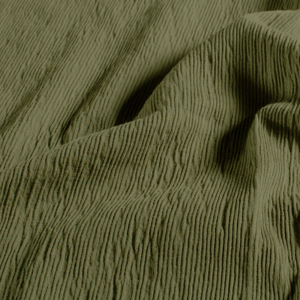 Knitted tela Unicolor Verde oscuro