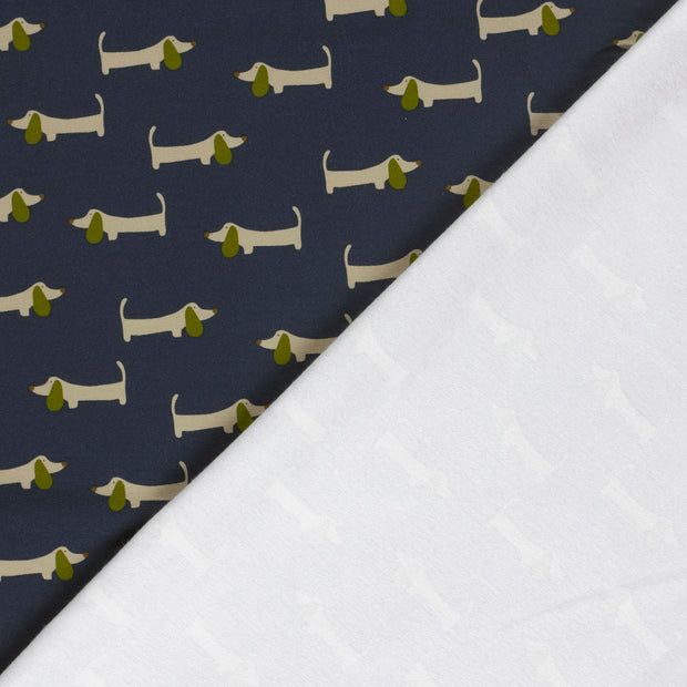  tela Perros estampado 