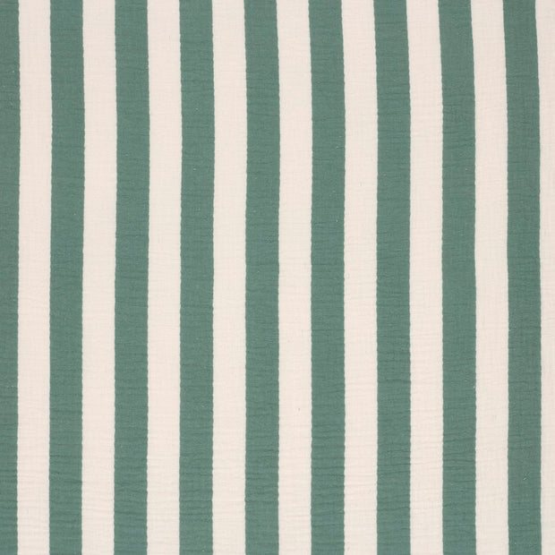 Muslin fabric Green matte 