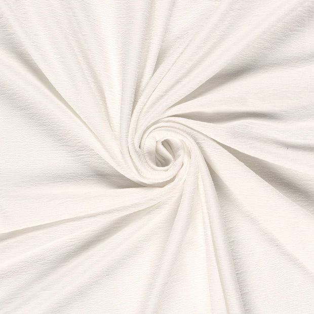 Terry Crepe fabric Off White 