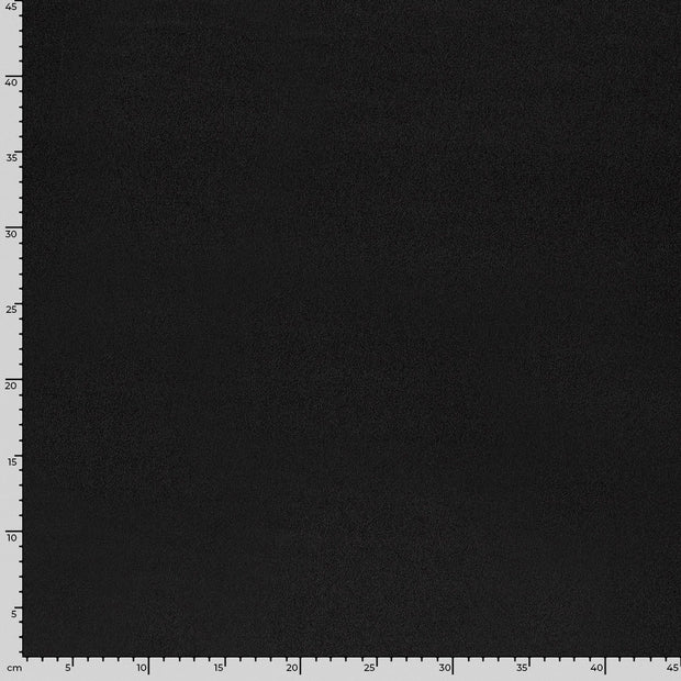 Satin Velvet fabric Unicolour Black