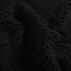 Fake Fur Unicolour Black