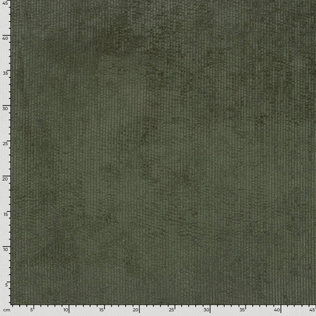 Corduroy 4.5w fabric Unicolour Olive Green