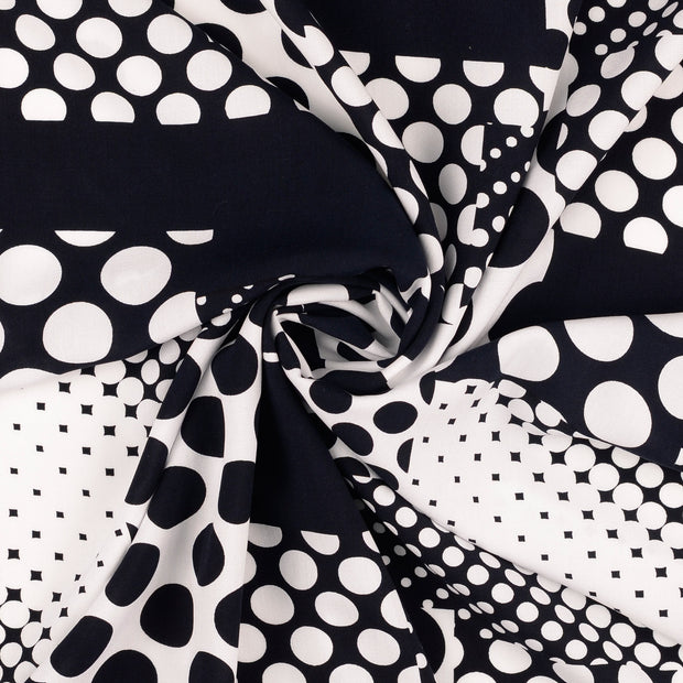 Viscose Poplin fabric printed 