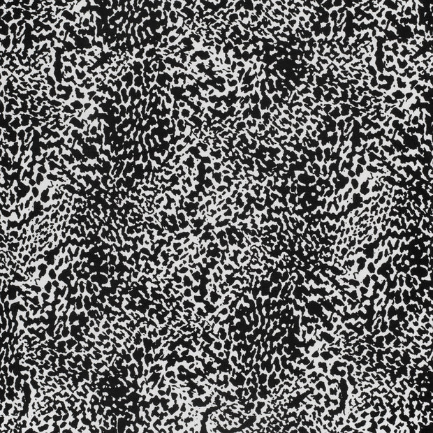 Viscose Vortex Jersey fabric Black matte 