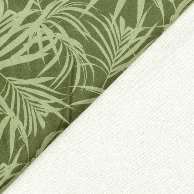 Beach towel fabric Leaves digital printed 