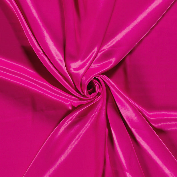 Viscose Satin fabric Fuchsia 