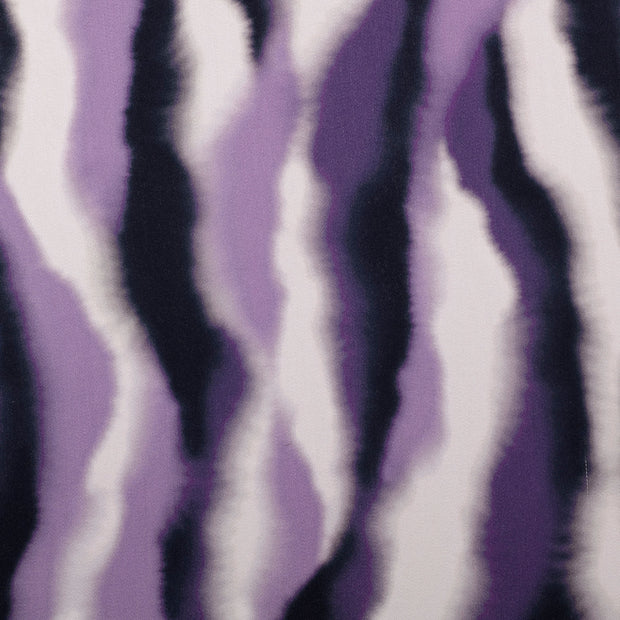Viscose Satijn stof Batik Fuchsia