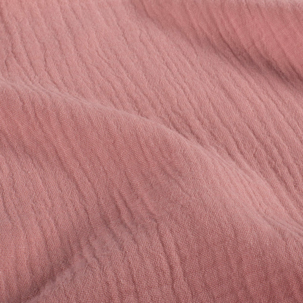 Muslin fabric Unicolour Pink