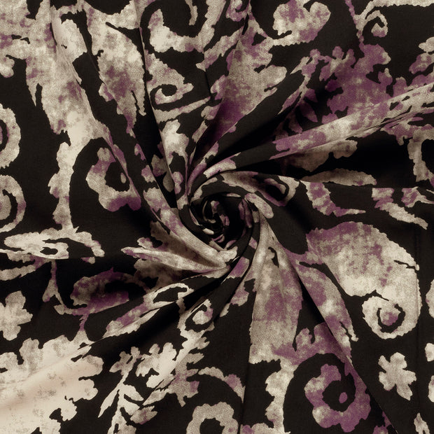 Viscose Twill fabric Camel printed 
