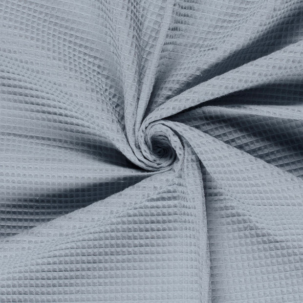Waffle piqué fabric Sky Blue 