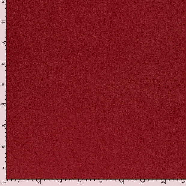 Satin Velvet fabric Unicolour Red