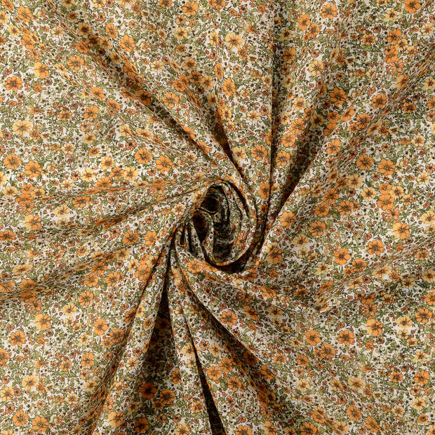 Voile fabric Orange 