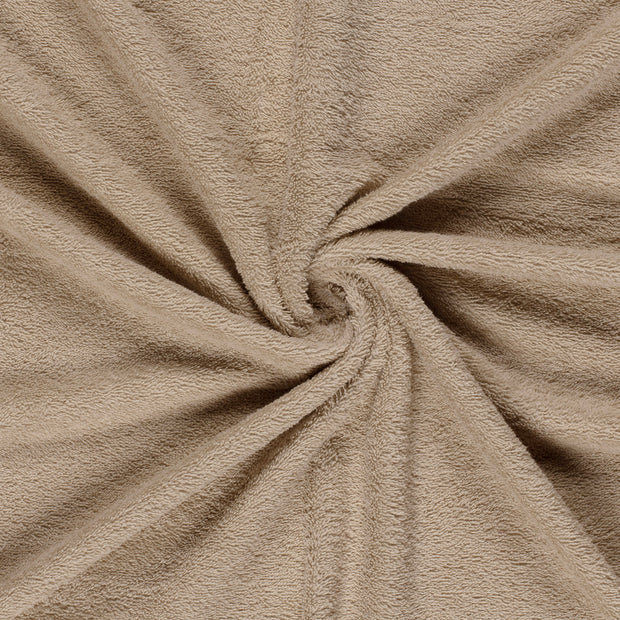 Terry Towelling fabric Ivory 