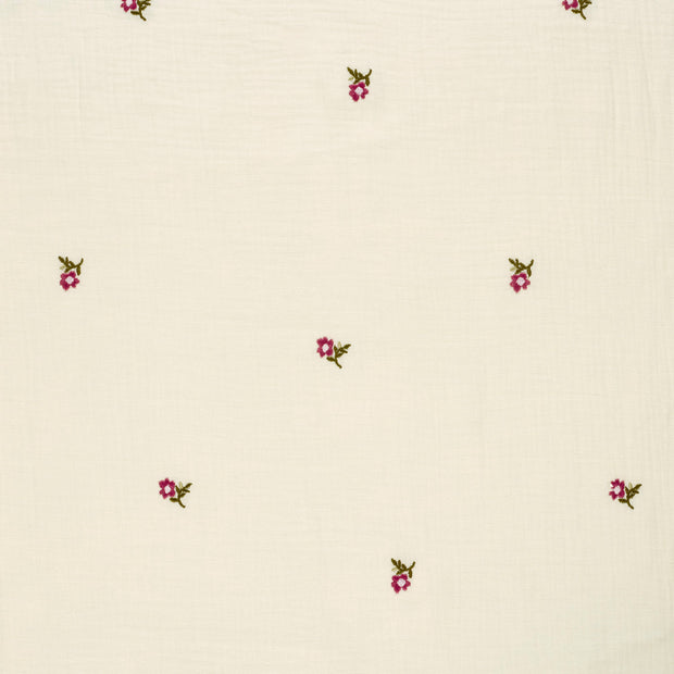Muslin fabric Off White matte 