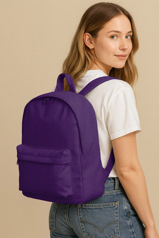 Canvas fabrik Uni Aubergine