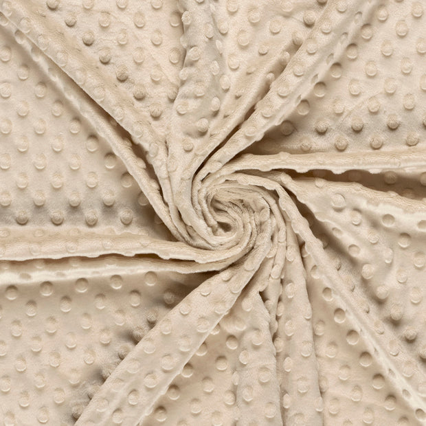 Minky fabric Beige 
