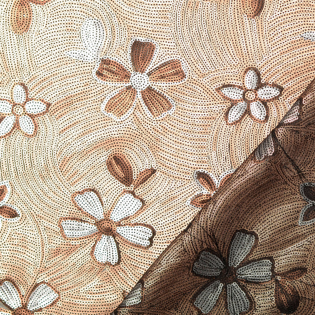 Tulle fabric Beige 