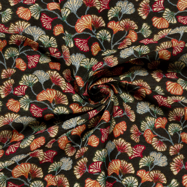Gobelin fabric Black jacquard 