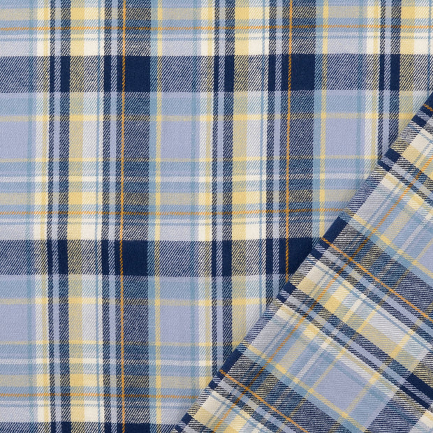 Flannel fabric Baby Blue brushed 