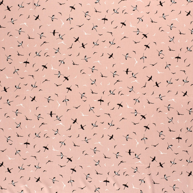 Bamboo Poplin fabric Pink matte 