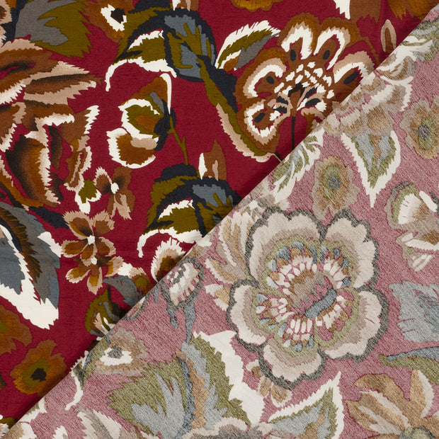 Viscose Nylon Crepe fabric Flowers printed 
