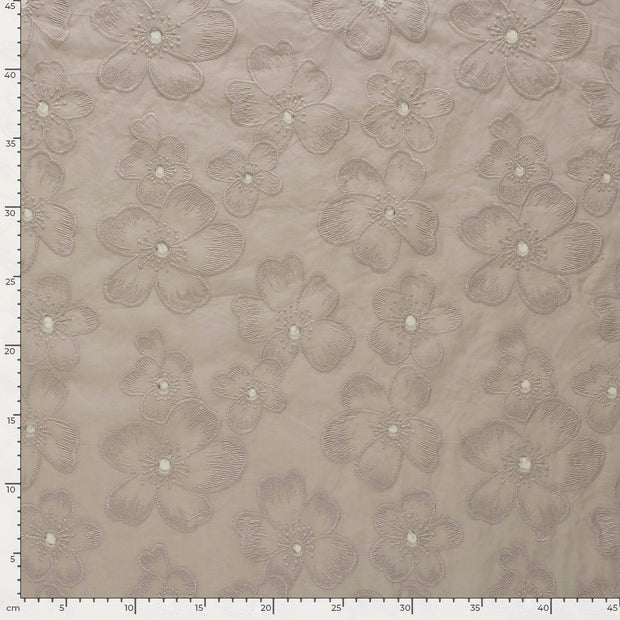 Cotton Poplin fabric Unicolour Beige
