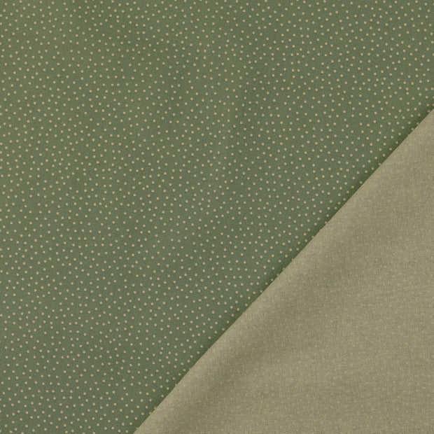 Cotton Poplin fabric Mint printed 