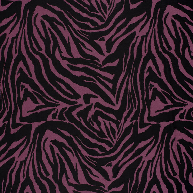 Viscose Vortex Jersey fabric Aubergine matte 
