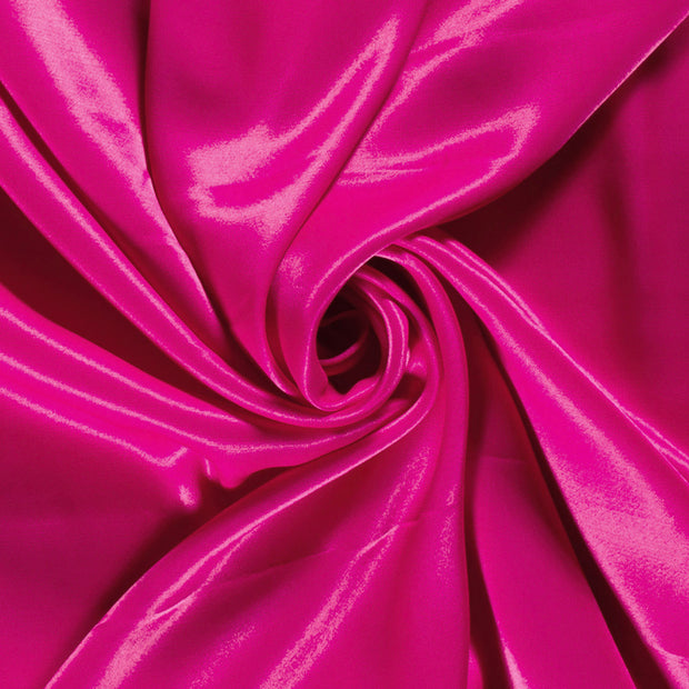 Viscose Satin fabric Unicolour Fuchsia
