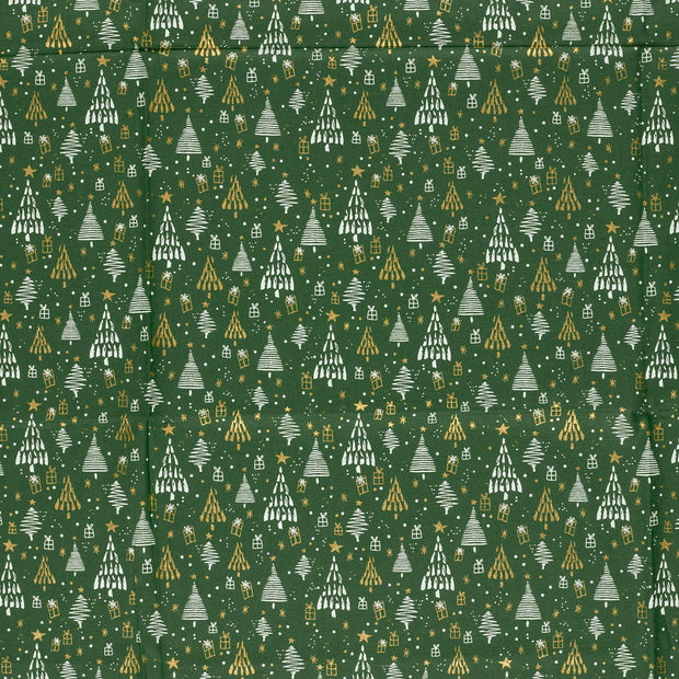 Cotton Poplin fabric Green 