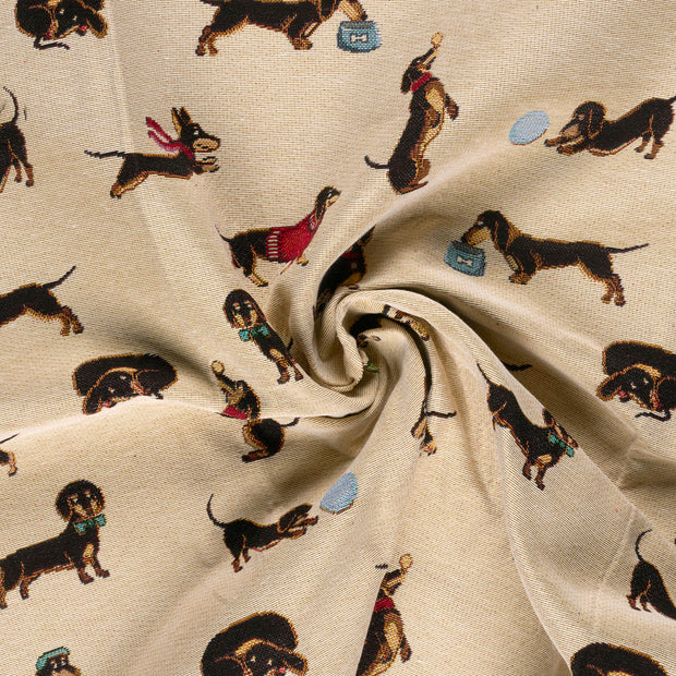 Gobelin fabric Beige jacquard 