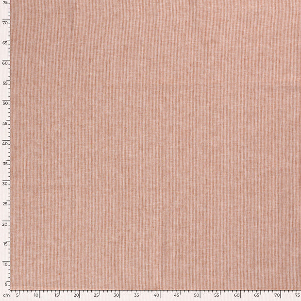 Chambré fabric Stripes Brique