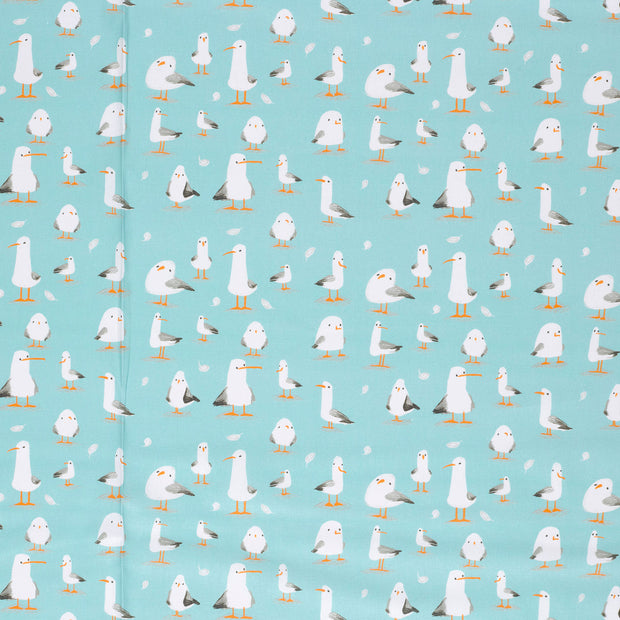 Cotton Poplin fabric Baby Blue matte 