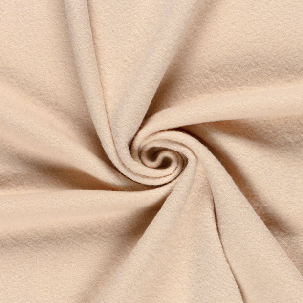 Wool Boucle fabric Beige 