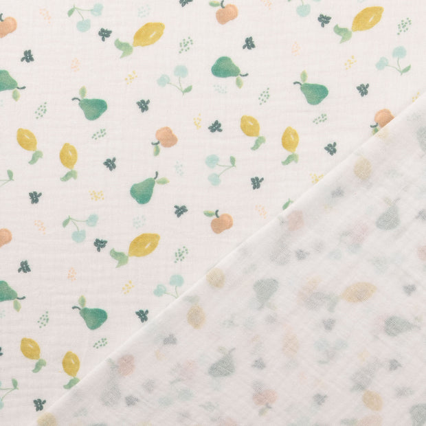 Muslin fabric Multicolor digital printed 