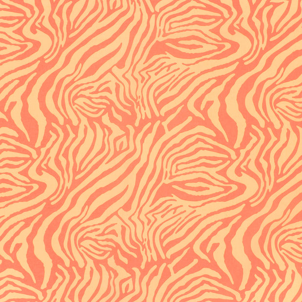 Cotton Satin fabric Salmon matte 