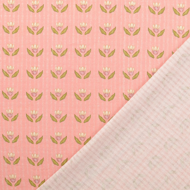 Baumwolle Popeline fabrik Helles Pink 