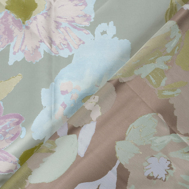 Jacquard fabrik Blumen garngefärbt 