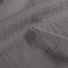 Muslin extra wide Unicolour Taupe Grey