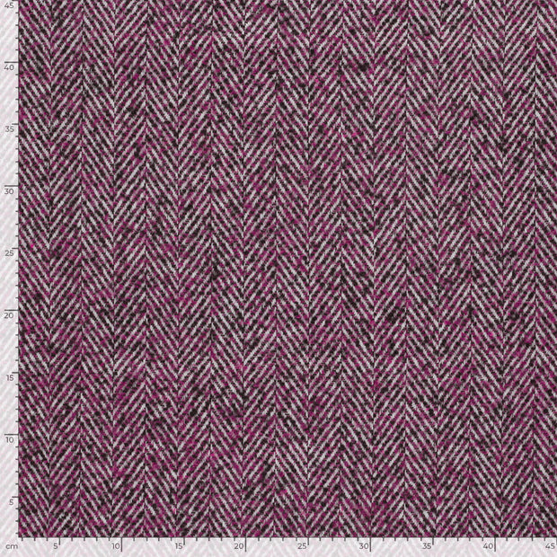 Jacquard fabric Unicolour Purple