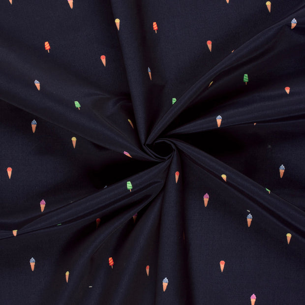 Swimshort water repellent recycled fabric Navy digital printed 